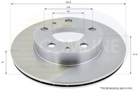 COMLI ADC1536V - COATED BRAKE DISC - SUPERSEDES ADC1570V