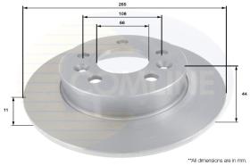 COMLI ADC1541 - BRAKE DISC