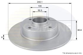 COMLI ADC1555 - COATED BRAKE DISC