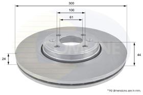 COMLI ADC1556V - COATED BRAKE DISC