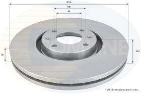 COMLI ADC1574V - BRAKE DISC