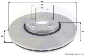 COMLI ADC1576V - COATED BRAKE DISC