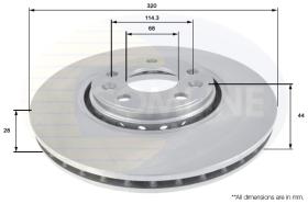 COMLI ADC1582V - BRAKE DISC