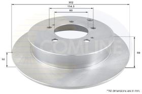 COMLI ADC1586 - COATED BRAKE DISC