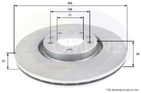 COMLI ADC1591V - BRAKE DISC