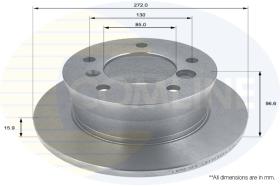 COMLI ADC1609 - COATED BRAKE DISC