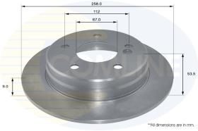 COMLI ADC1612 - BRAKE DISC