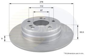 COMLI ADC1616 - COATED BRAKE DISC