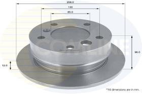 COMLI ADC1619 - COATED BRAKE DISC