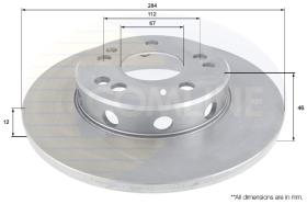 COMLI ADC1620 - BRAKE DISC