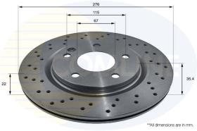 COMLI ADC1621V - BRAKE DISC