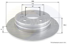 COMLI ADC1622 - COATED BRAKE DISC