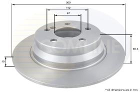 COMLI ADC1625 - COATED BRAKE DISC