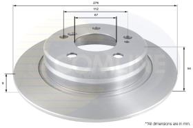 COMLI ADC1629 - BRAKE DISC