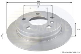 COMLI ADC1643 - COATED BRAKE DISC