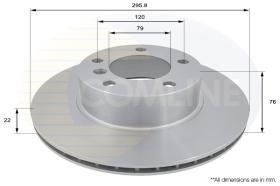 COMLI ADC1705V - COATED BRAKE DISC