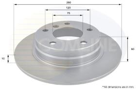 COMLI ADC1706 - COATED BRAKE DISC