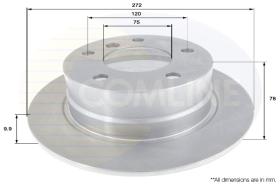 COMLI ADC1711 - BRAKE DISC