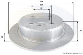 COMLI ADC1715 - BRAKE DISC