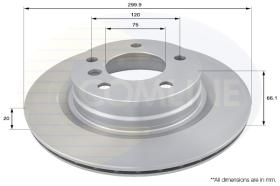 COMLI ADC1718V - COATED BRAKE DISC