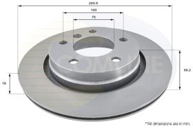 COMLI ADC1723V - COATED BRAKE DISC