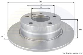 COMLI ADC1731 - COATED BRAKE DISC