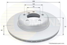 COMLI ADC1741V - COATED BRAKE DISC