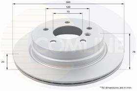 COMLI ADC1743V - COATED BRAKE DISC