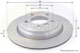 COMLI ADC1761V - COATED BRAKE DISC