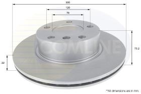 COMLI ADC1770V - COATED BRAKE DISC