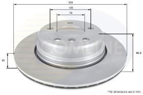 COMLI ADC1771V - BRAKE DISC