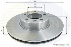 COMLI ADC1772V - BRAKE DISC