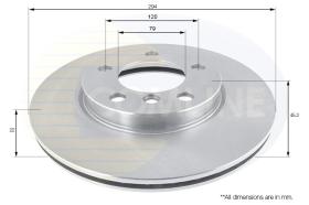 COMLI ADC1775V - COATED BRAKE DISC