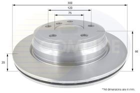 COMLI ADC1776V - COATED BRAKE DISC