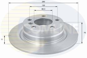 COMLI ADC1778 - COATED BRAKE DISC