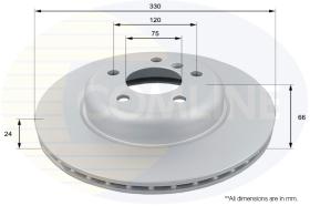 COMLI ADC1781V - COATED BRAKE DISC