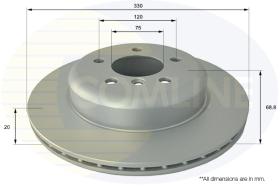 COMLI ADC1782V - COATED BRAKE DISC