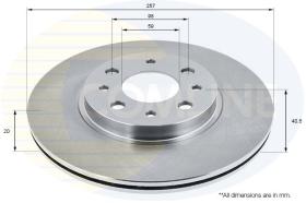 COMLI ADC1803V - COATED BRAKE DISC