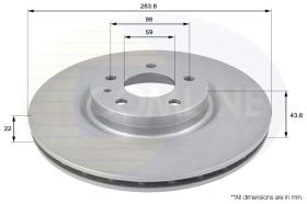 COMLI ADC1805V - COATED BRAKE DISC