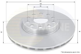 COMLI ADC1824V - BRAKE DISC