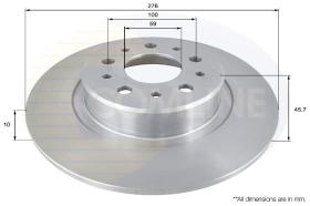 COMLI ADC1831 - COATED BRAKE DISC