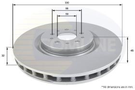 COMLI ADC1832V - COATED BRAKE DISC