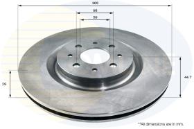 COMLI ADC1834V - COATED BRAKE DISC