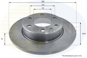 COMLI ADC1842 - COATED BRAKE DISC - SUPERSEDES ADC9062