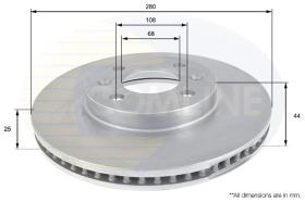 COMLI ADC1901V - BRAKE DISC