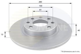 COMLI ADC1903 - BRAKE DISC