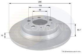 COMLI ADC1909 - COATED BRAKE DISC