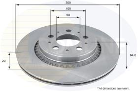 COMLI ADC1920V - COATED BRAKE DISC