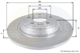 COMLI ADC1922 - COATED BRAKE DISC