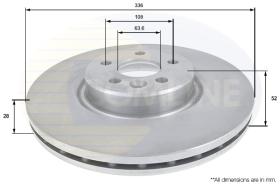 COMLI ADC1924V - COATED BRAKE DISC